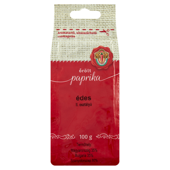 Szegedi Paprika II. osztályú édes őrölt paprika 100 g