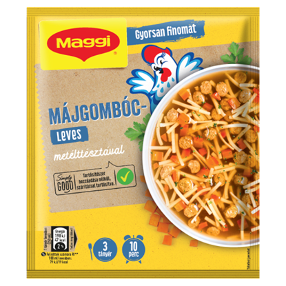 Maggi májgombócleves metélttésztával 41 g