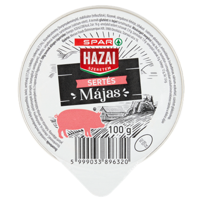 Spar hsz sertésmájas 100g