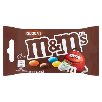 M&M's tejcsokoládés drazsé cukorbevonattal 45 g