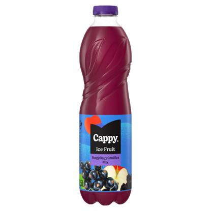 Cappy Ice Fruit Bogyósgyümölcs Mix szénsavmentes vegyesgyümölcs ital hibiszkusz ízesítéssel 1,5 l