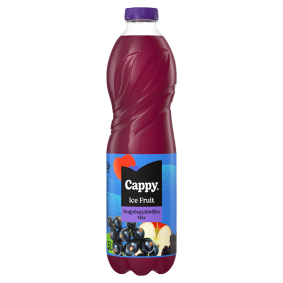 Cappy Ice Fruit Bogyósgyümölcs Mix szénsavmentes vegyesgyümölcs ital hibiszkusz ízesítéssel 1,5 l