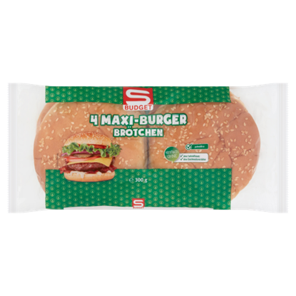 S-budget maxi burger 4 db 300g