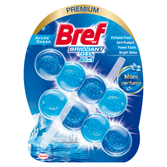 Bref Brilliant Gel Arctic Ocean WC frissítő 2 x 42 g