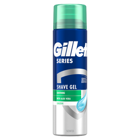 Gillette Series Nyugtató Hatású Borotvazselé Aloe Verával, 200ml