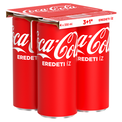 Coca-Cola colaízű szénsavas üdítőital 4 x 330 ml