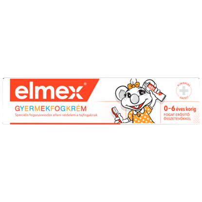 elmex Kids gyerek fogkrém 0-6 éves gyermekeknek 75 ml