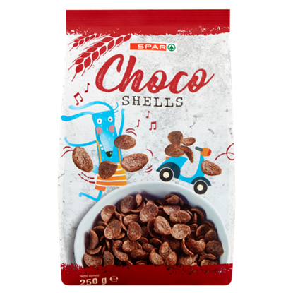 Spar choco shells 250g