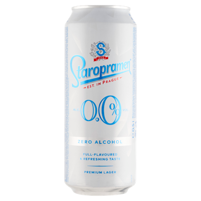 Staropramen 0,0% sör 0,5l