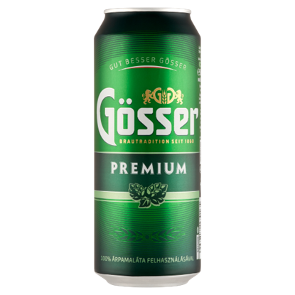 Gösser premium sör 0,5l doboz