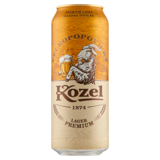 Kozel prémium lager sör 0,5l