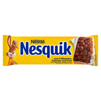 Nestlé Nesquik kakaós gabonapehely-szelet tejbevonó talppal vitaminokkal 25 g