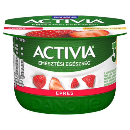 Danone Activia élőflórás epres joghurt 125 g