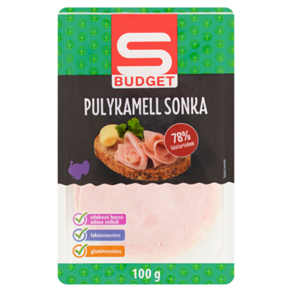 S-Budget szeletelt pulykamell sonka 100 g