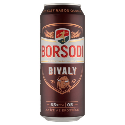 Borsodi bivaly 0.5l dobozos