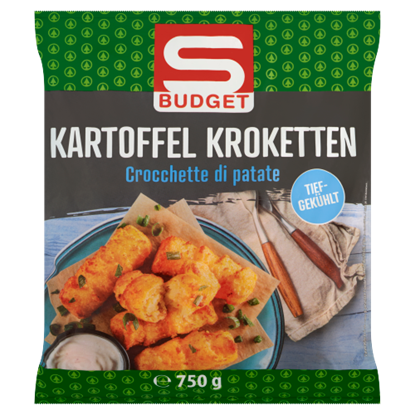 S-Budget gyorsfagyasztott, elősütött burgonyakrokett 750 g