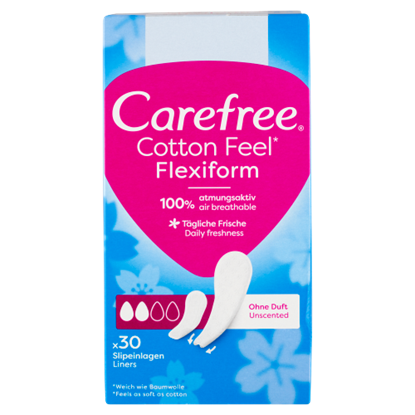 Carefree Cotton Feel Flexiform tisztasági betét 30 db