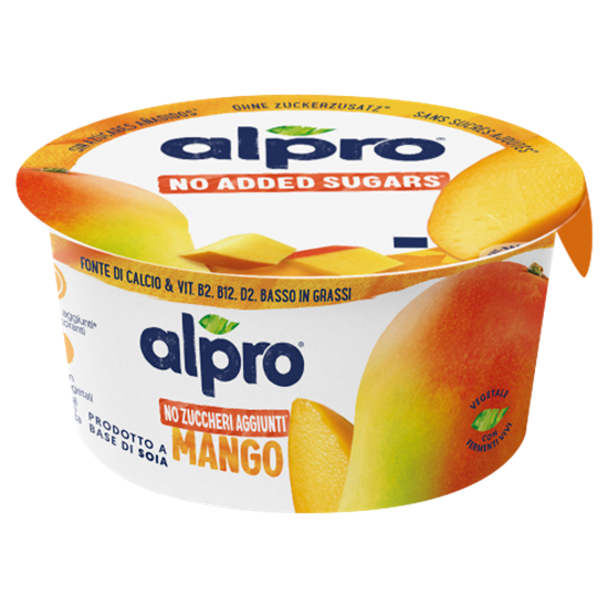 Alpro fermentált szójakészítmény mangóval, hozzáadott kalciummal és vitaminokkal 135 g