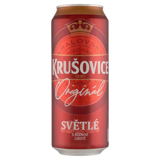 Krusovice svetlé sör 0,5l