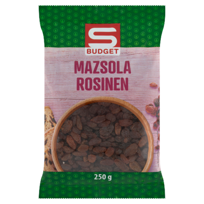 S-Budget mazsola 250 g