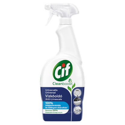 Cif Cleanboost Power + Shine fürdőszobai tisztító spray 750 ml