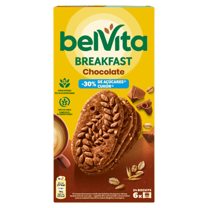 Belvita kakaós, gabonás keksz csokoládédarabokkal 300 g 