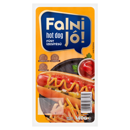 Falni Jó! füst ízesítésű hot-dog 140 g