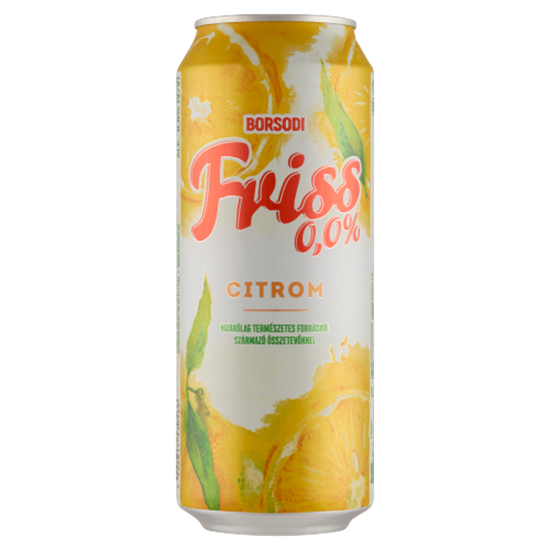 Borsodi friss 0.0% citrom