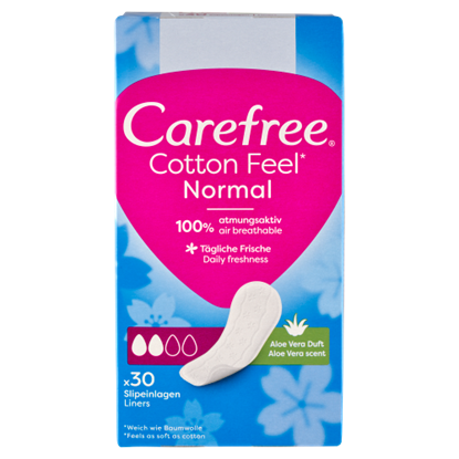 Carefree Cotton Feel Aloe tisztasági betét 30 db