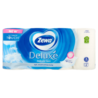 Zewa Deluxe Delicate Care toalettpapír 3 rétegű 8 tekercs