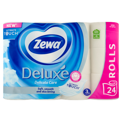 Zewa Deluxe Delicate Care toalettpapír 3 rétegű 24 tekercs