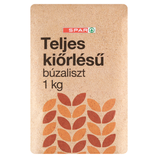 SPAR teljes kiőrlésű búzaliszt 1 kg