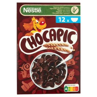 Nestlé Chocapic csokiízű, ropogós gabonapehely vitaminokkal és ásványi anyagokkal 375 g