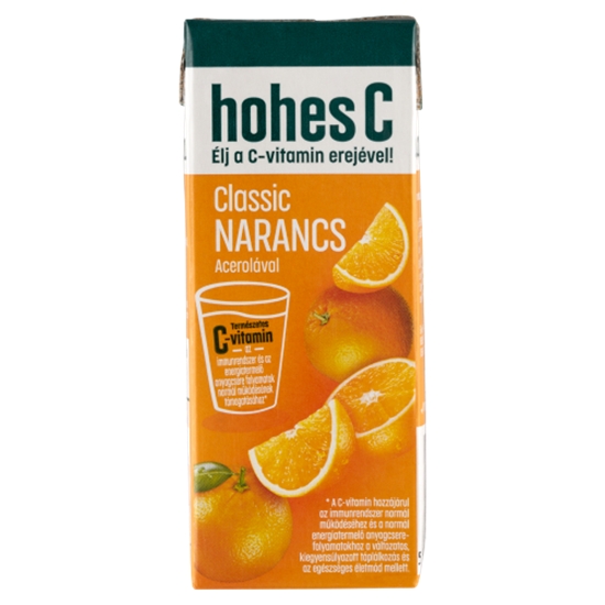 Hohes C Classic 100% narancslé 0,2 l