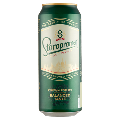 Staropramen sör 0,5l dobozos