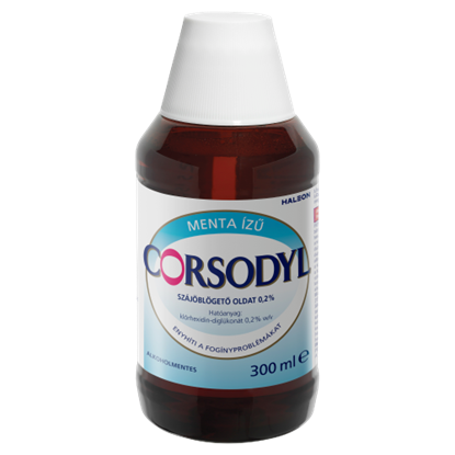 Corsodyl alkoholmentes szájöblögető oldat 300 ml