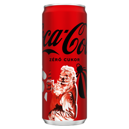 Coca-Cola Zero colaízű energiamentes szénsavas üdítőital édesítőszerekkel 330 ml