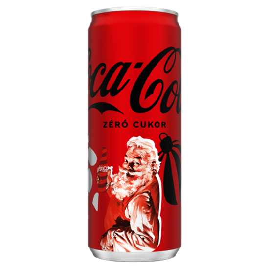 Coca-Cola Zero colaízű energiamentes szénsavas üdítőital édesítőszerekkel 330 ml