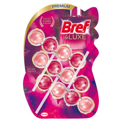 Bref Deluxe Delicate Magnolia WC frissítő 3 x 50 g