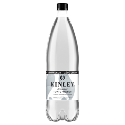 Kinley Tonic Water Zéró cukor energiamentes szénsavas üdítőital édesítőszerekkel 1,5 l