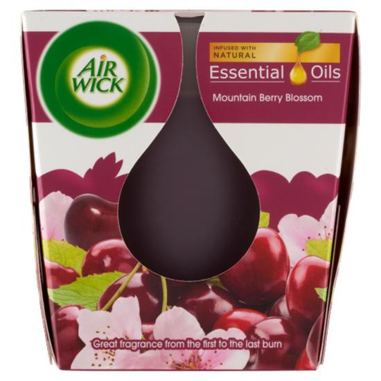 Air Wick Essential Oils Infusion Erdei Gyümölcs Virág illatgyertya 105 g