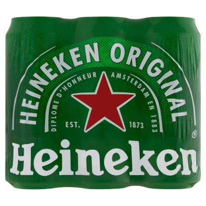 Heineken minőségi világos sör 5% 6 x 0,5 l 