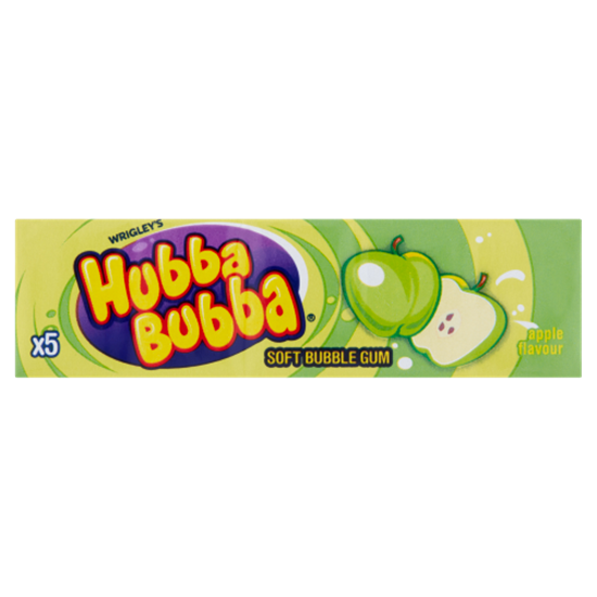 Hubba Bubba almaízű rágógumi 5 db 35 g