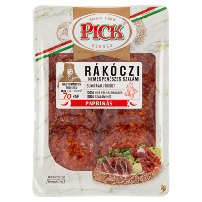 PICK Rákóczi szeletelt nemespenészes paprikás szalámi 80 g