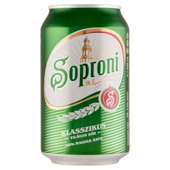 Soproni 0,33l doboz