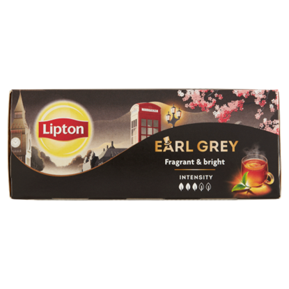 Lipton Earl Grey ízesített fekete tea 25 teafilter 37,5 g