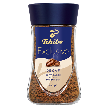 Tchibo Exclusive Decaf koffeinmentes instant kávé 100 g