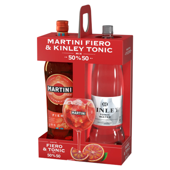 Martini fiero 1l + kinley 1,5l