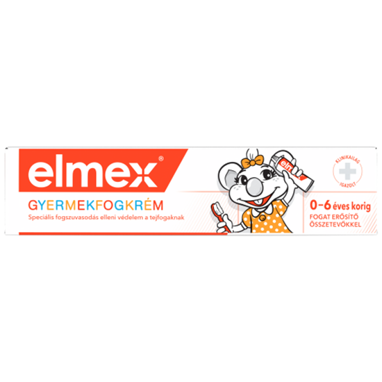 elmex Kids gyerek fogkrém 0-6 éves gyermekeknek 50 ml