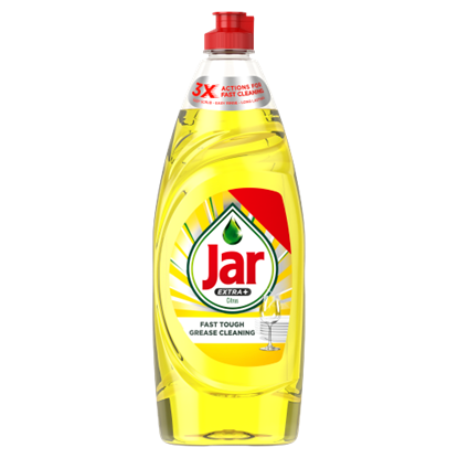 Jar Extra+Citrus Folyékony Mosogatószer.A Jar 1. Számú Formulája Szennyeződések Eltávolításához650ml